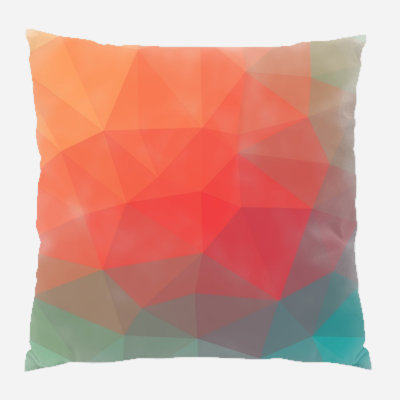 Geometric Microsuede Reversible Throw Pillow