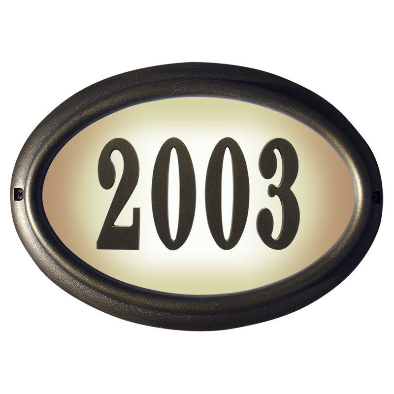 Edgewood Oval Wall Plaque