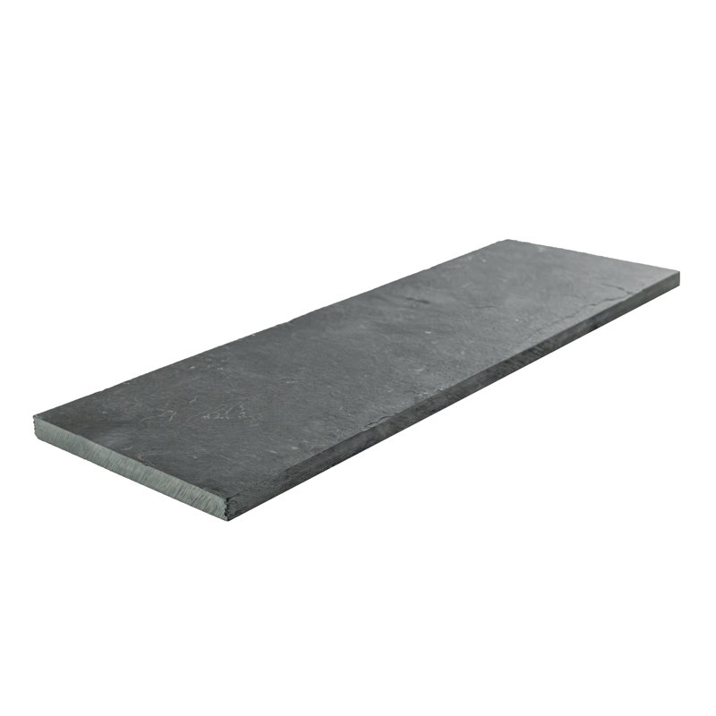 Carreau de plancher et de mur en ardoise calibré Camden 4 po x 12 po Camden, Gris anthracite