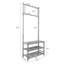 Aischa Hall Tree 28'' Wide with Bench and Shoe Storage