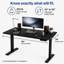 Bureau assis-debout électrique Rise Up à double moteur avec plateau en bambou-757325555-757325553