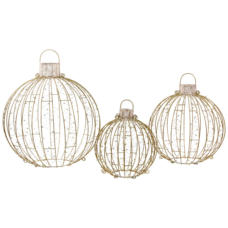 Ornement de Noël avec lumière DEL
