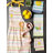 Cotton Stripe Embroidered Kitchen Towel Linen Set