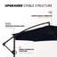Parasol d'extérieur en porte-à-faux 120 '' 120-108840722