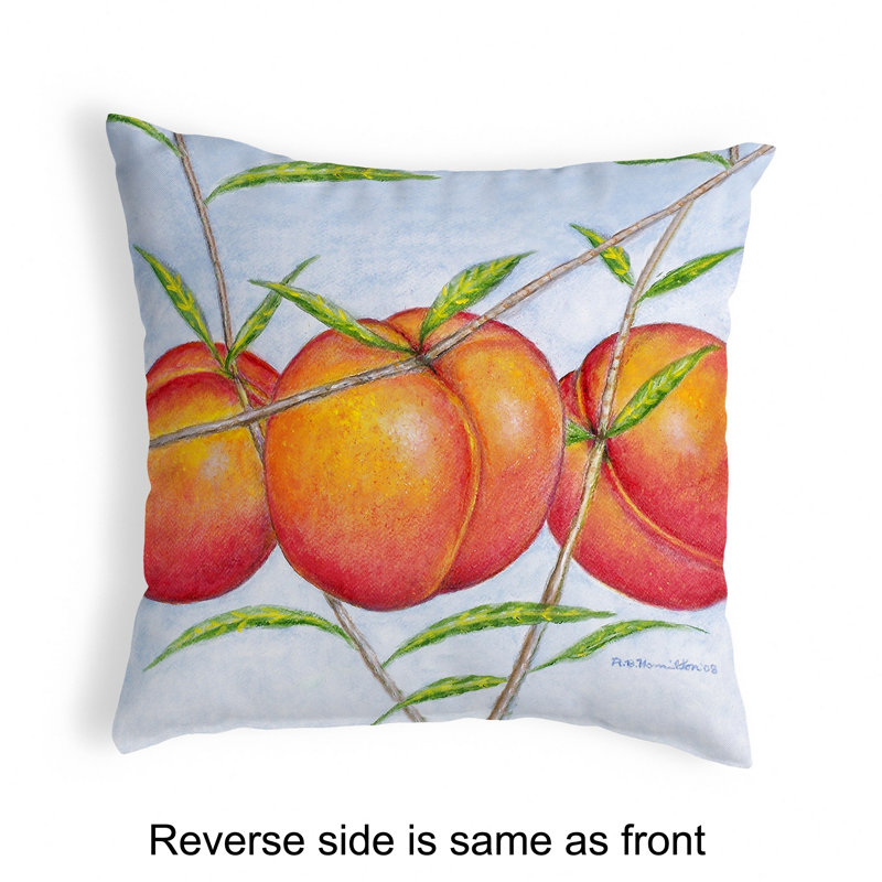  Housse et insert de coussin carré intérieur / extérieur Peaches