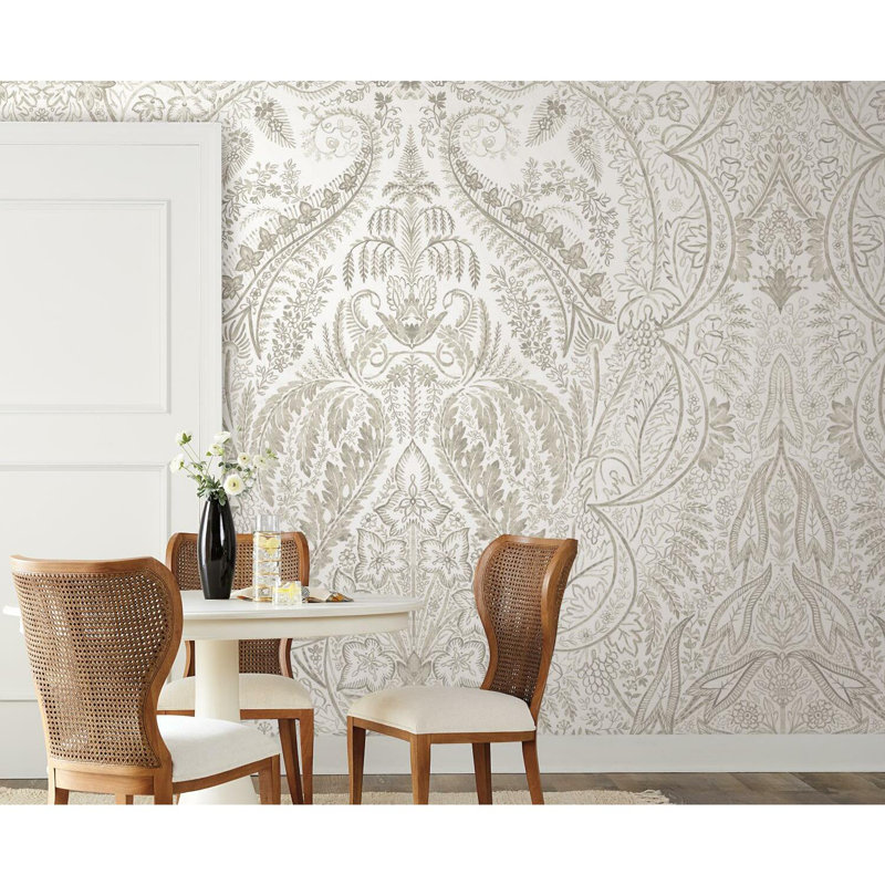Panneau mural 4 panneaux L 12 pi x l 108 po Jaipur, Beige