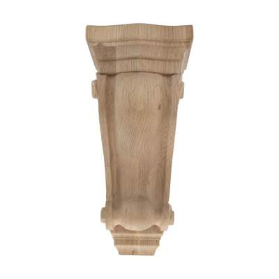 Corbeau en bois massif classique 10-1 / 2 po x 4-7 / 8 po x 3-1 / 2 po