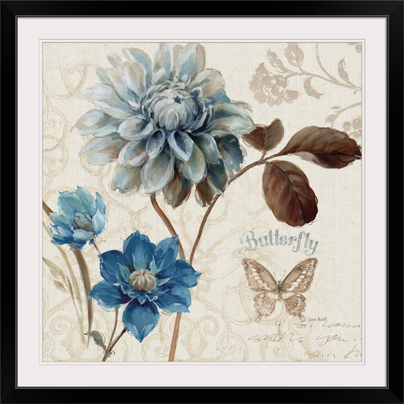 « iv » par lisa audit, impression A Blue Note, H 35 po x l 35 po x P 1,5 po, Toile