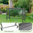 55" Pub Height High Top Bar Table With 2 Cushioned Bar Stools