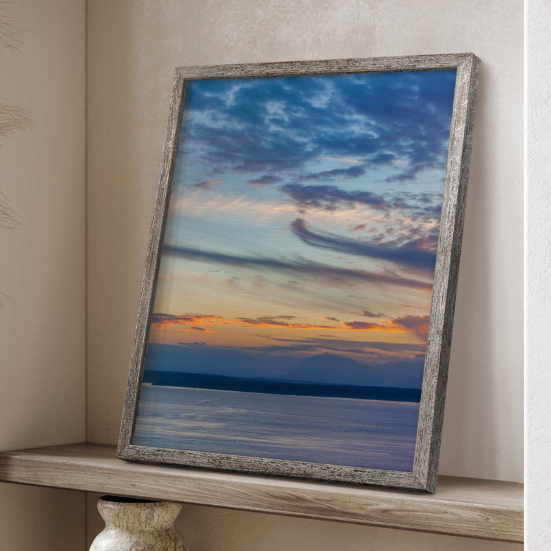 Cloud Variations Framed Print - Solid Wood, 15" H x 12" W