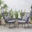 Ensemble de 2 chaises de patio en osier avec coussins Tapscott-1848123768