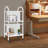 Rolling 4-compartment Book Storage and Display Stand-1869207957