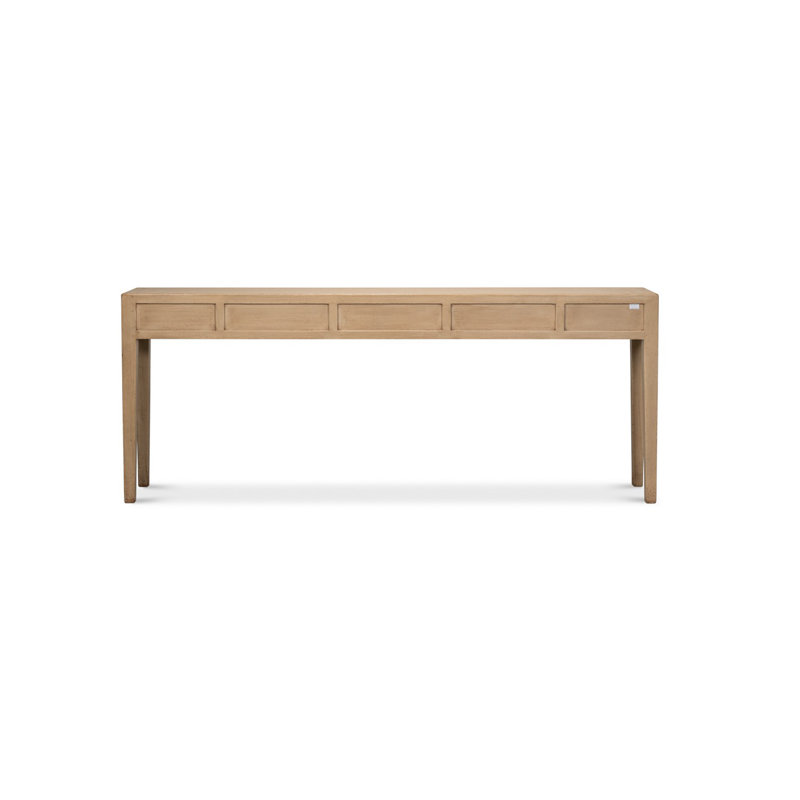 Jeweler 86'' W Solid Wood Console Table