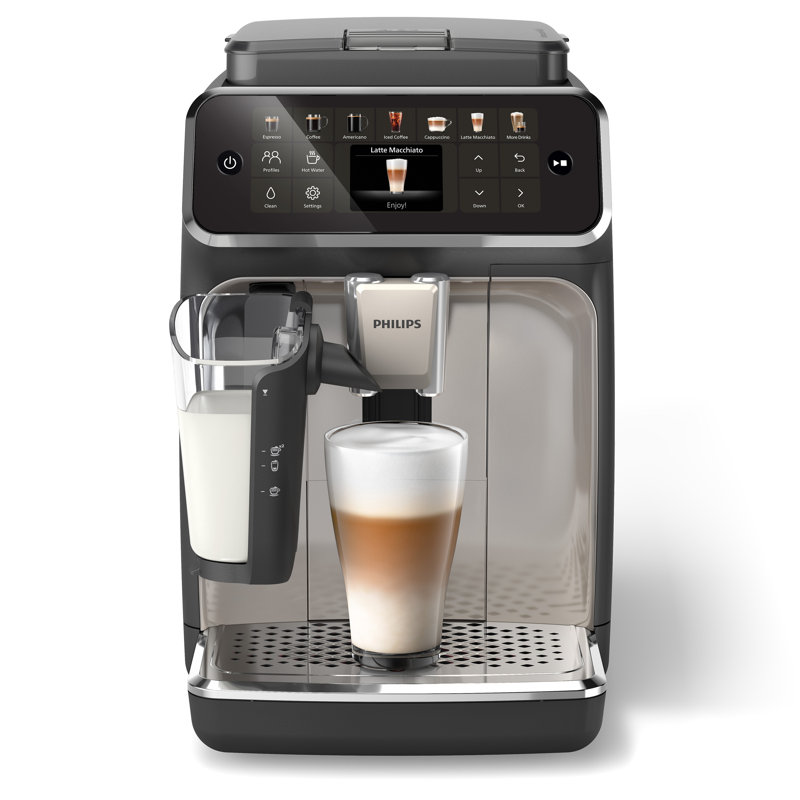 Philips 4400 Series Fully Automatic Espresso Machine with LatteGo Milk Frother