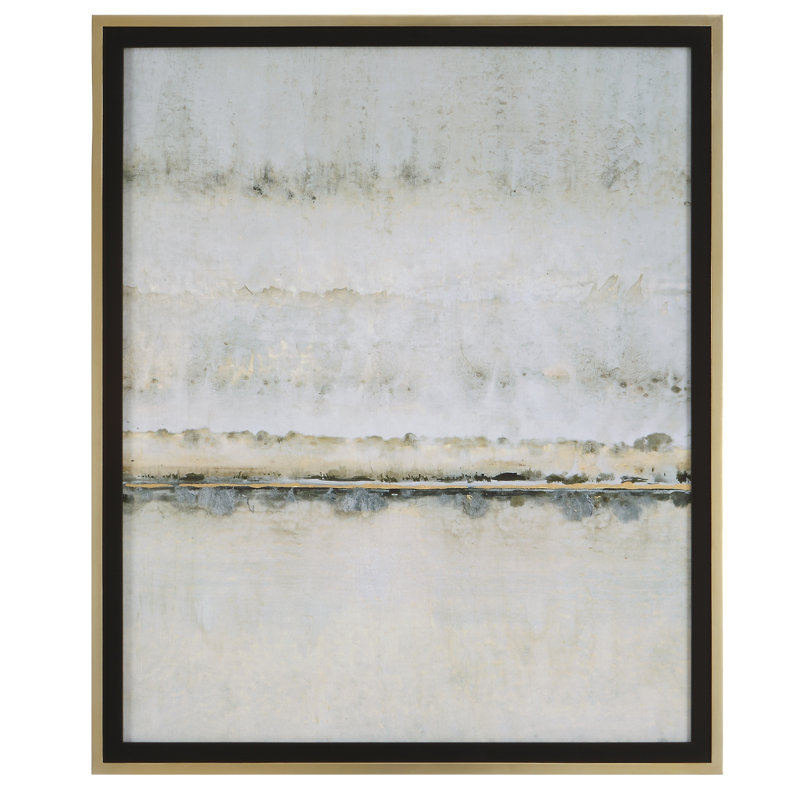 Horizon doré - peinture encadrée