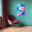 Vibrant Fluid Abstract Abstract Colorful Contemporary Wall Art Print by Mauro - Wrapped Canvas Print-657462655
