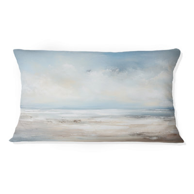 Coussin Coastal Beach Minimal Scenery III - Coastal Ocean