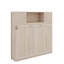 Lit escamotable double avec armoires de rangement
