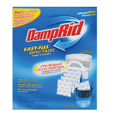 DampRid 0 Pints Moisture Absorber Dehumidifier for Rooms up to 0 Cubic Feet