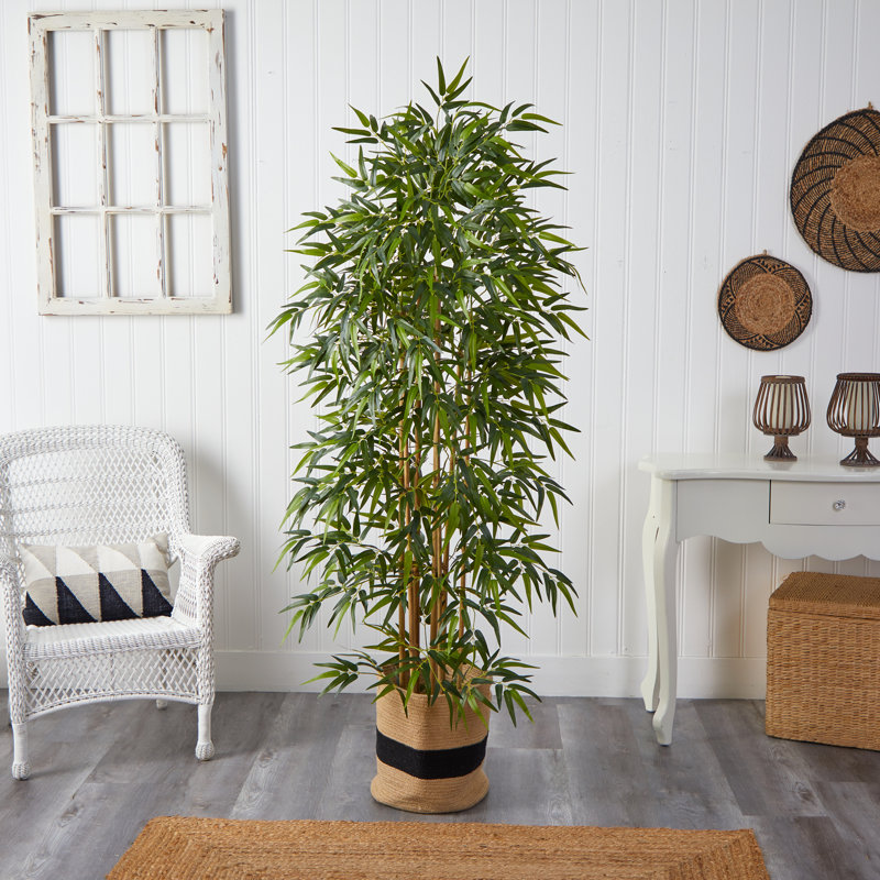 Arbre de bambou artificiel 72 po en pot