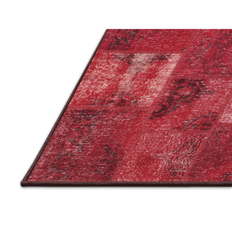 Tapis rouge contemporain, Rectangle 2 pi x 4 pi
