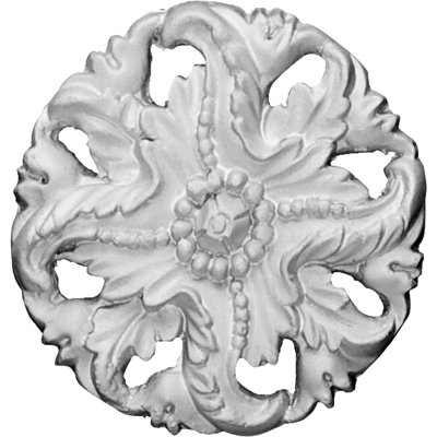 Monique 3.12'' H x 3.12'' W x 625'' D Urethane Rosette Applique
