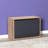 Modern Shoe Cabinet, Light Walnut & Anthracite, 23.6 x 16.5 x 11.8 inches | 100% Melamine Coated Particle Board, Thickness: 0.6 inches | Stylish Storage Solution for Entryway & Hallway, Compact & Functional Design-2125512104