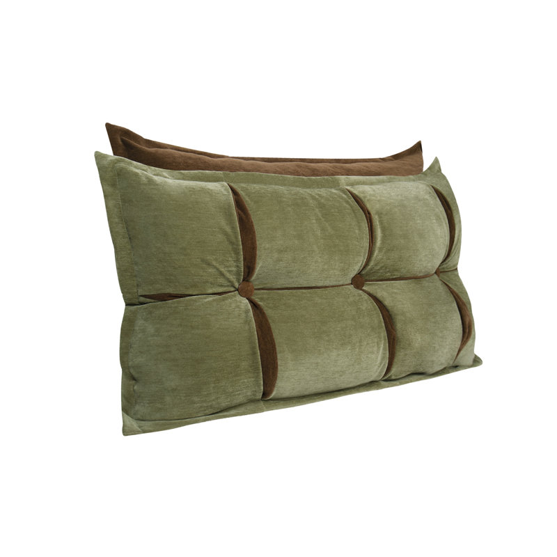 Backrest Cushion, Green, 56cm H x 140cm W