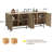 Buffet Cabinet With Storage, Sideboard Cabinet With Fluted Door, Kitchen Buffet Storage Cabinets With Adjustable Shelves, Sideboard Cabinets For Living Room, Entry, Hallway-29579619
