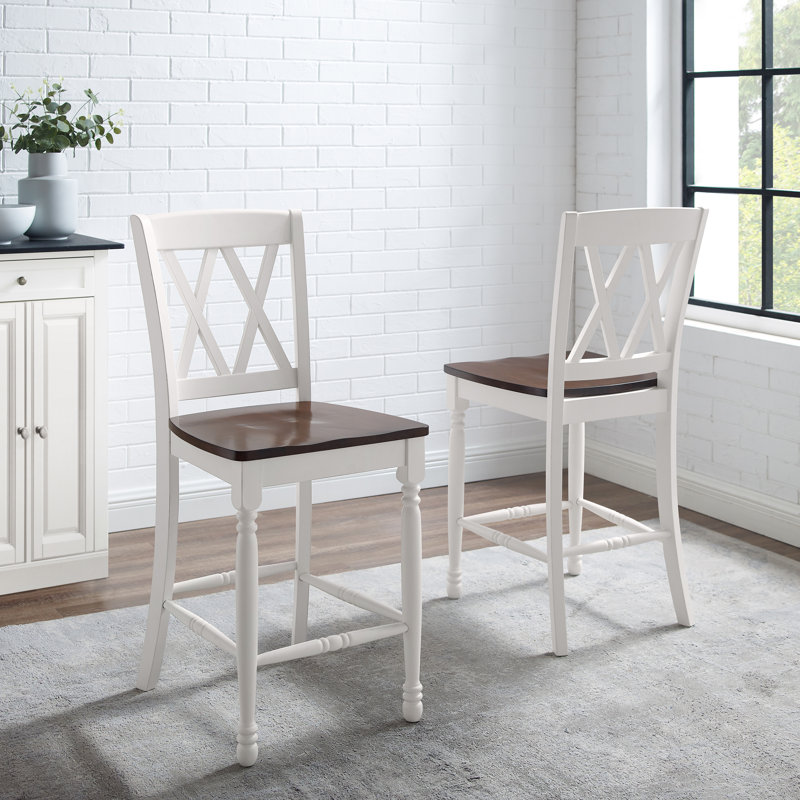 Solid Wood Stool, Counter Stool (24” Seat Height)