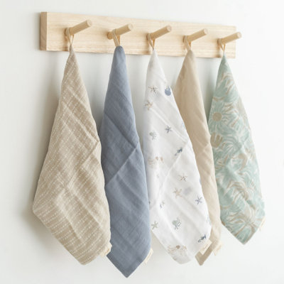 Cove 5-pc. Wash Cloth Set (sea Life)