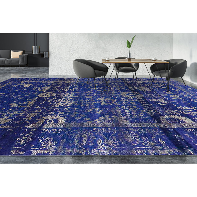 Floral Area Rug, Rectangle 6' x 9'