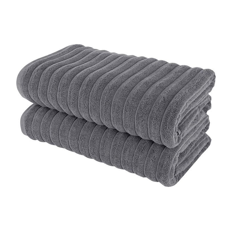 Odyle Turkish Cotton Bath Sheet, Gray
