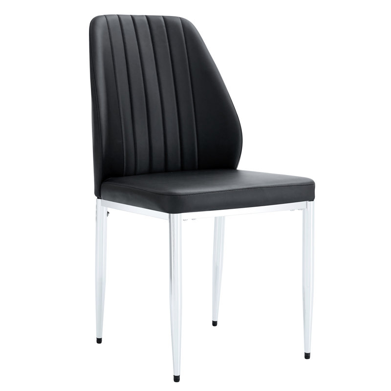 Chaises de salle à manger Black Pu
