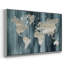 Carte du monde marine imprimée sur toile-94362439-94362440