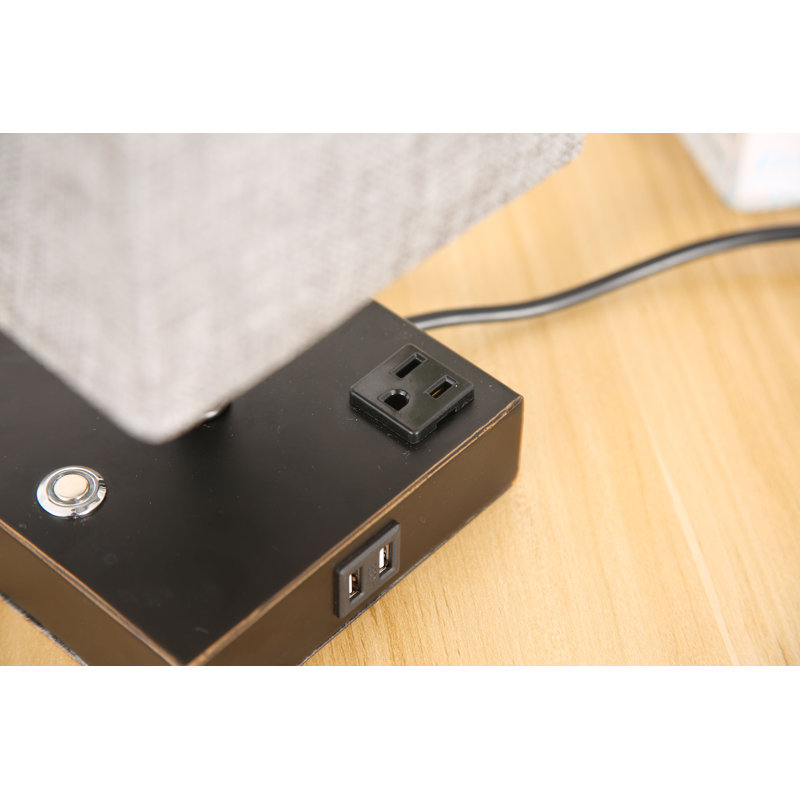 Fusaro Metal USB Table Lamp
