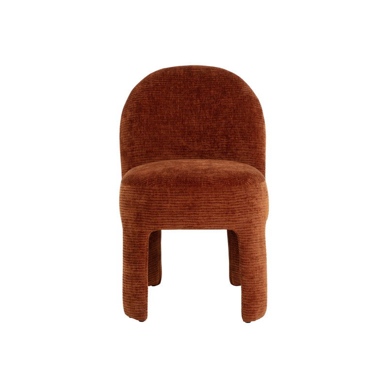 Upholstered Dining Chair, Brown