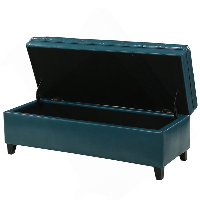 OTTOMAN DE RANGEMENT JULiana, Sarcelle
