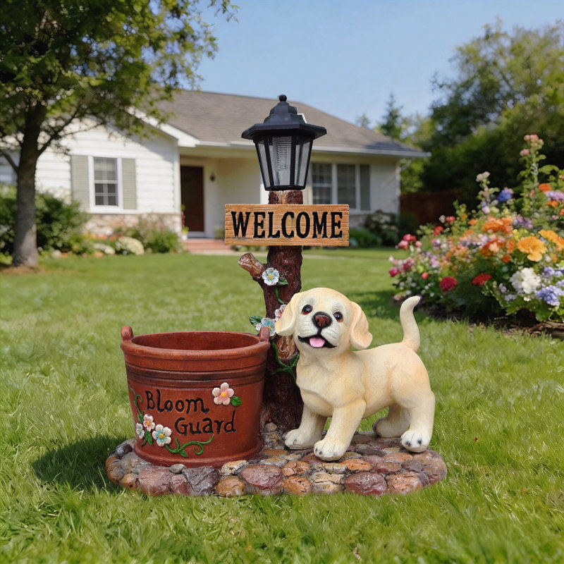 Statue de jardin Labrador