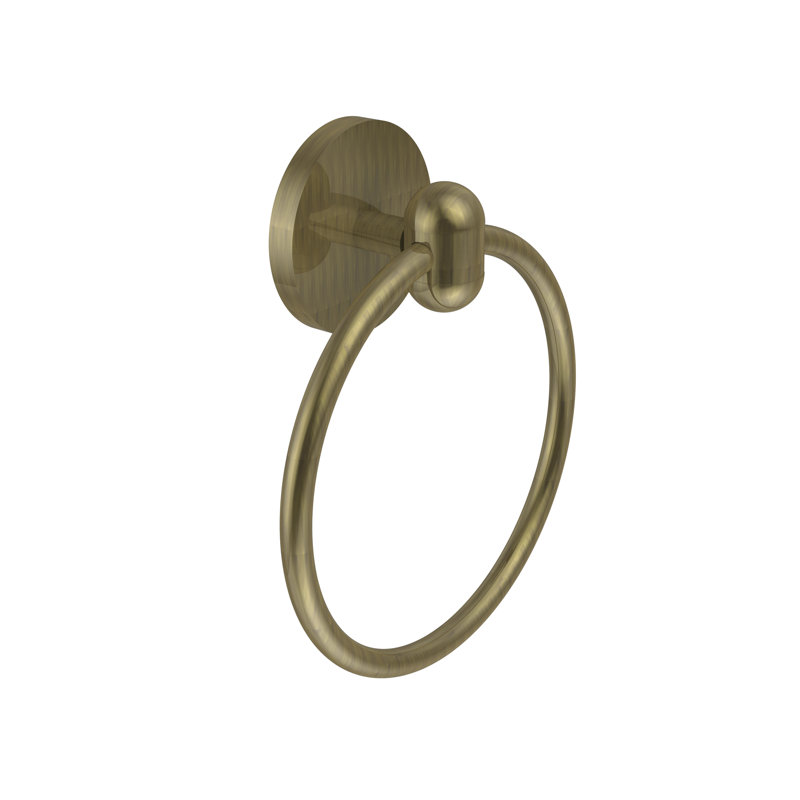 Itzhak Towel Ring, Antique Brass