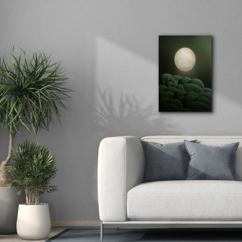 «Moon Mountain» par Epic Portfolio, art mural sur toile, H 26 po x l 18 po x P 0,75 po