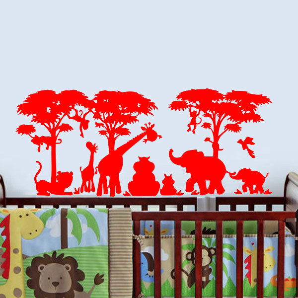 Arterberry Wall Sticker / Decal, Red