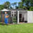 9.5 ft. W x 9.5 ft. D Metal Outdoor Storage Shed with Window