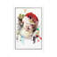 Santa by Dean Crouser - Floater Frame Painting on Canvas-653970988-653970991