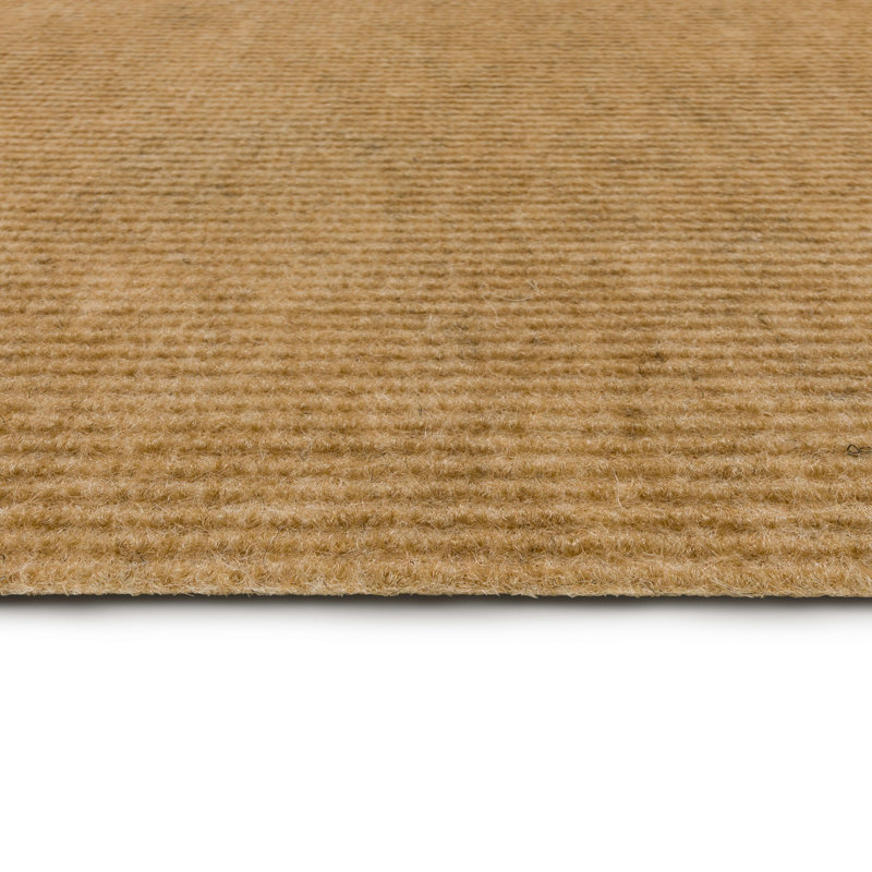 12" x 12" Indoor/Outdoor, Peel and Stick Carpet Tile, Polyester, (Pack of 10), Brown