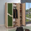 Rummel 3 Door Manufactured Wood Wardrobe-1433870010