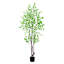 Faux arbre enkianthus 96 po en doublure de pot