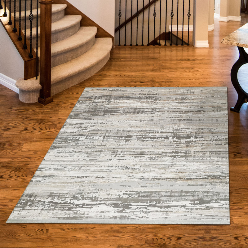 Newark Abstract Hand Hooked Area Rug, Rectangle 160 x 230cm
