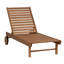 Beckton 25.5'' Outdoor Eucalyptus Chaise Lounge