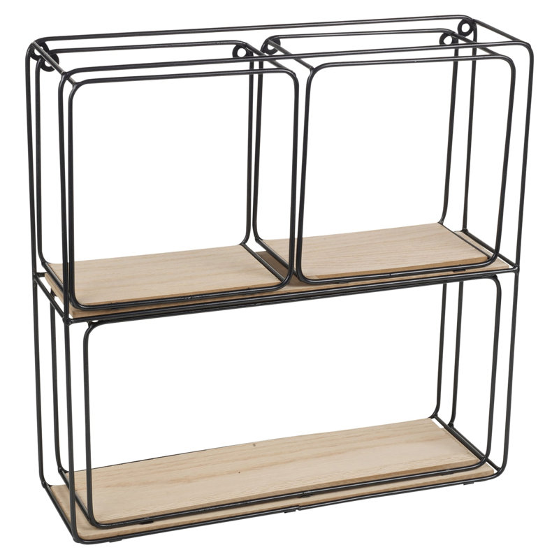 Johnar 3 Piece Square Floating Shelf